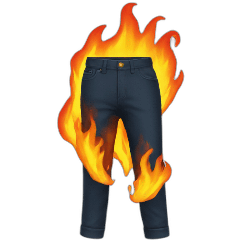 Pants on fire emoji