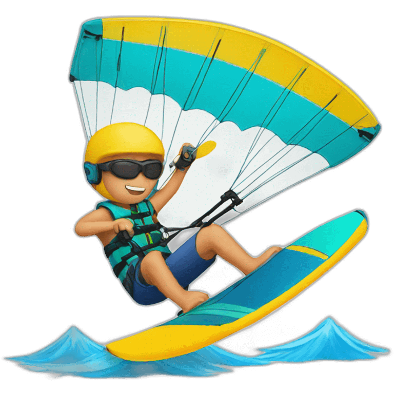 kiteboarding emoji