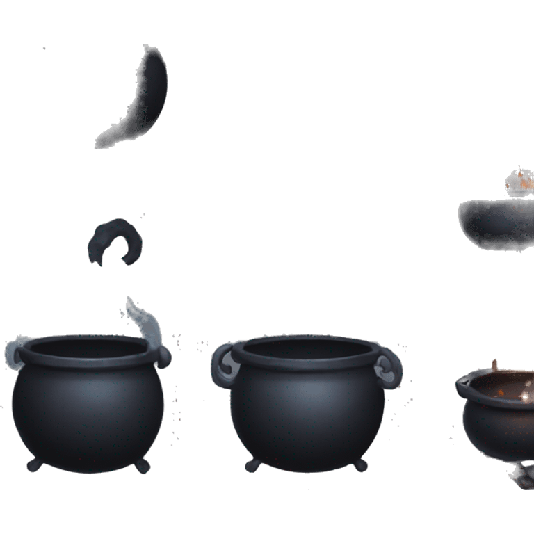 Witch cauldron gothic  emoji