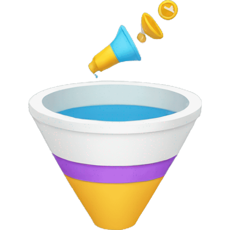 a marketing funnel emoji