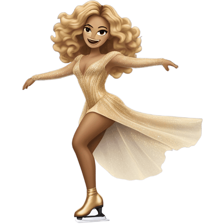 Beyonce on ice emoji