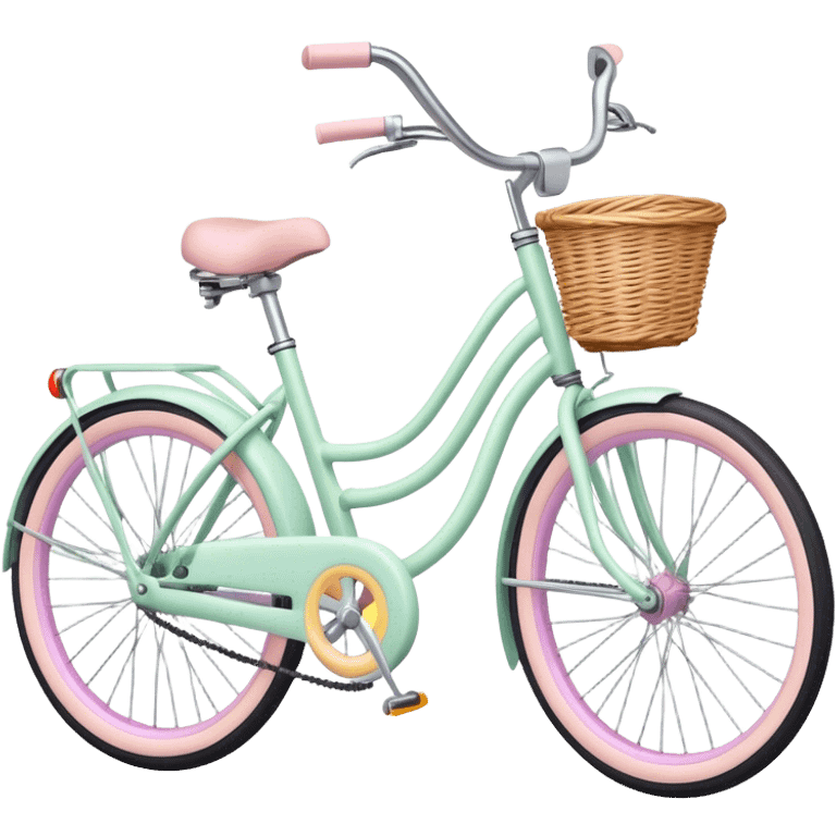 Stationery pastel bike emoji