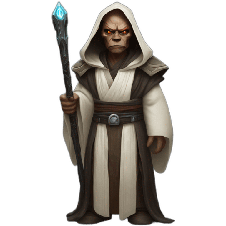 hyperrealist sith jedi in world of warcraft emoji