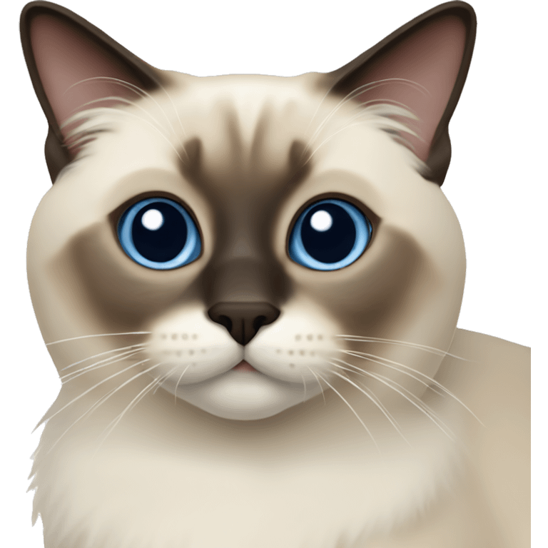 ragdoll siamese cat emoji