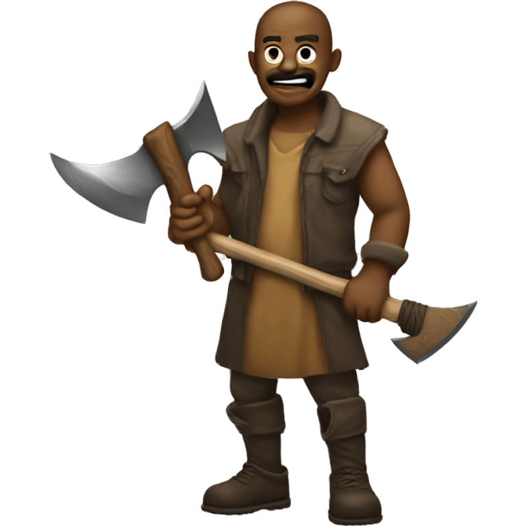 ganker with axe emoji