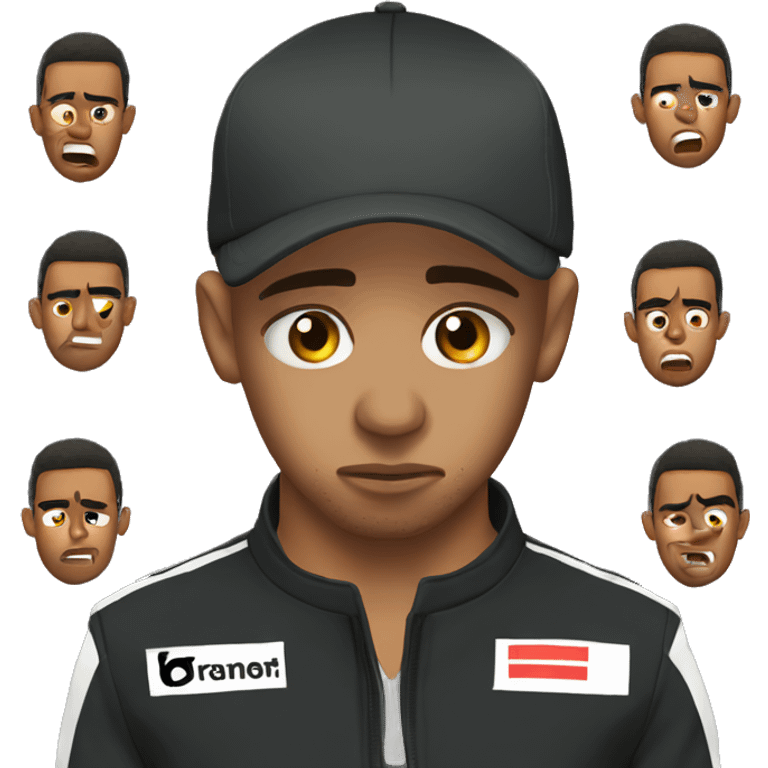 Lewis Hamilton crying emoji