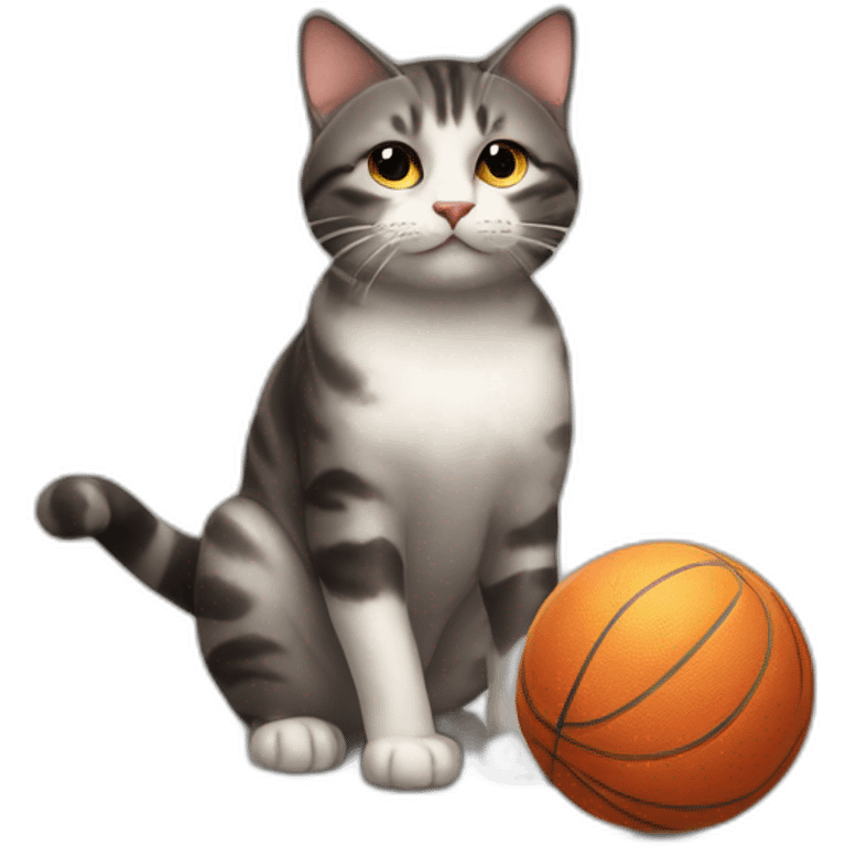 100 emoji , cat play with ball emoji