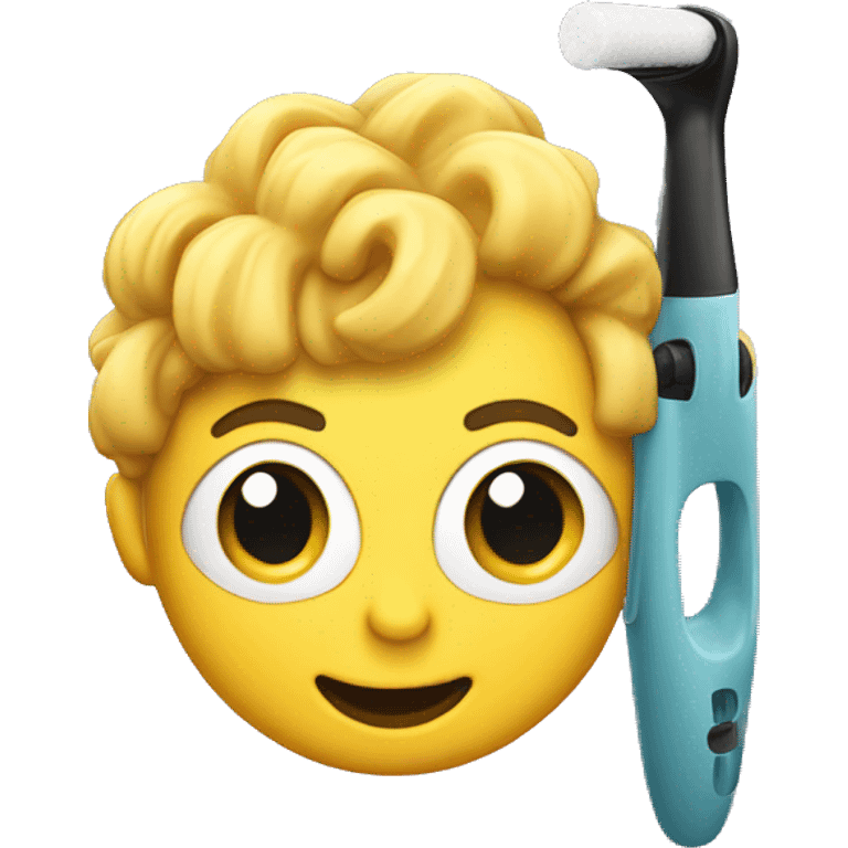 Velcro Curler made of plastic emoji