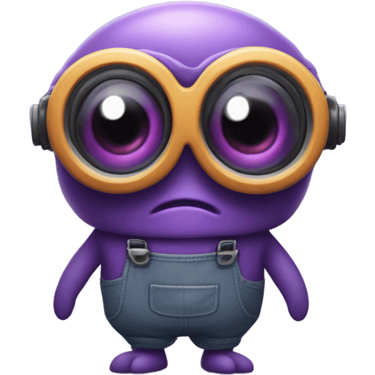 Purple minion emoji