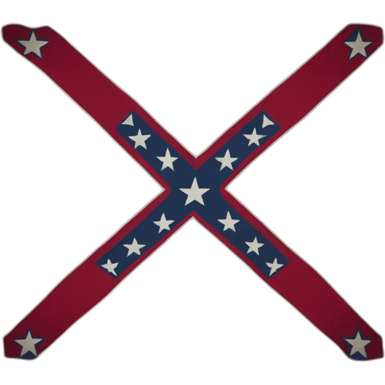 American Confederate flag emoji