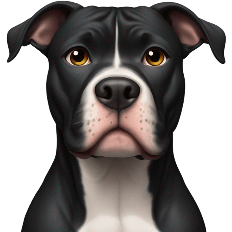 all black female pitbull emoji