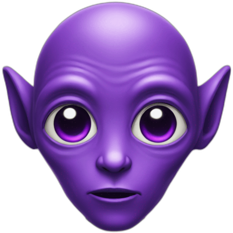 purple alien emoji