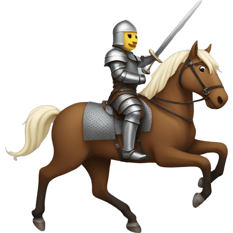 Knight riding a horse  emoji