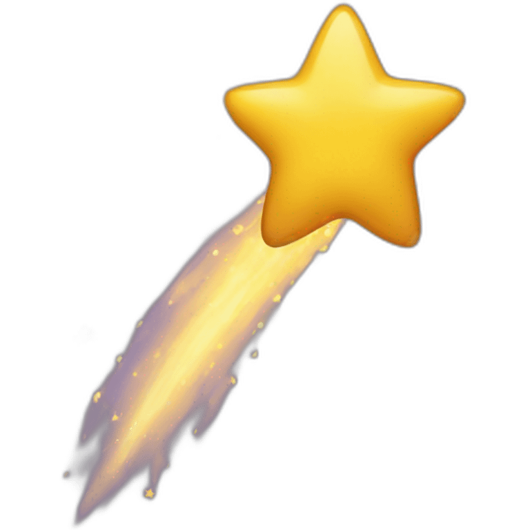 shooting star emoji