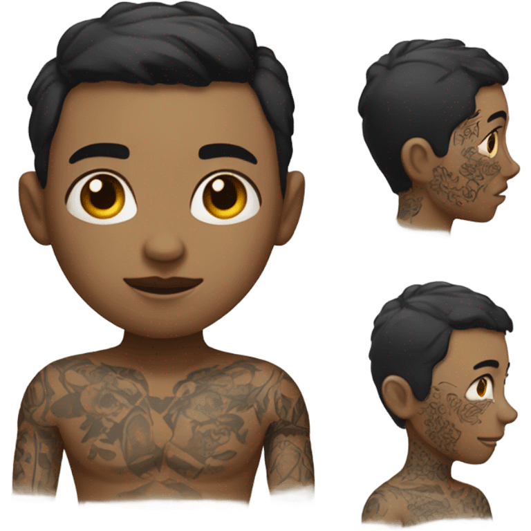 NEUTRO SHORTY WITH AL HIS TATTOS  emoji