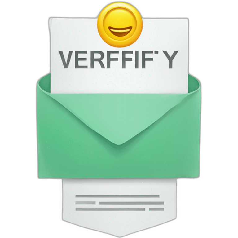 certificate verify logo emoji