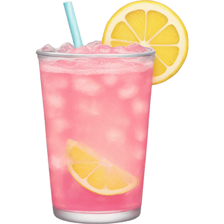 Pink lemonade  emoji