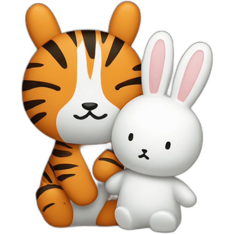 miffy with Tiger emoji