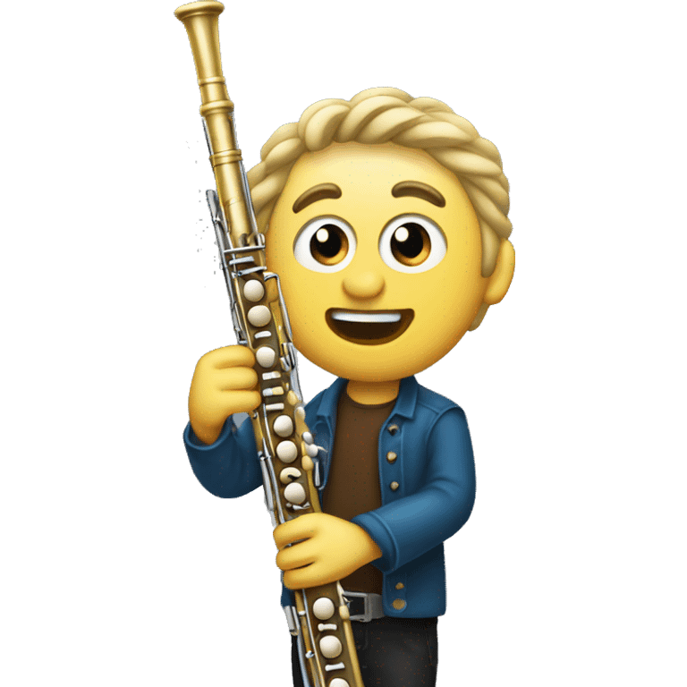 Western concert flute emoji