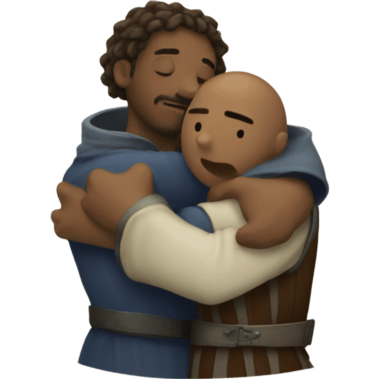 hugging emoji medieval emoji