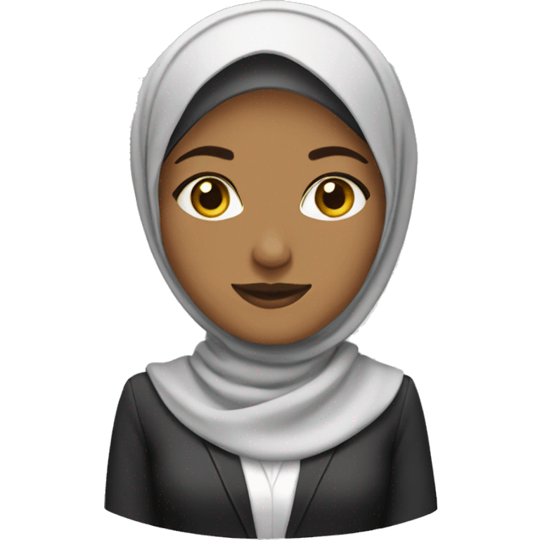 businesswoman hijab emoji