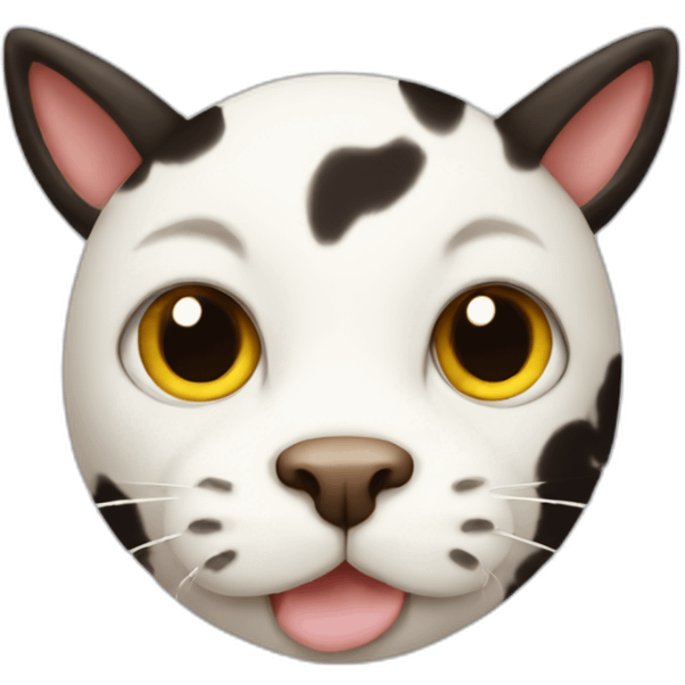 cat shaped like a cow emoji