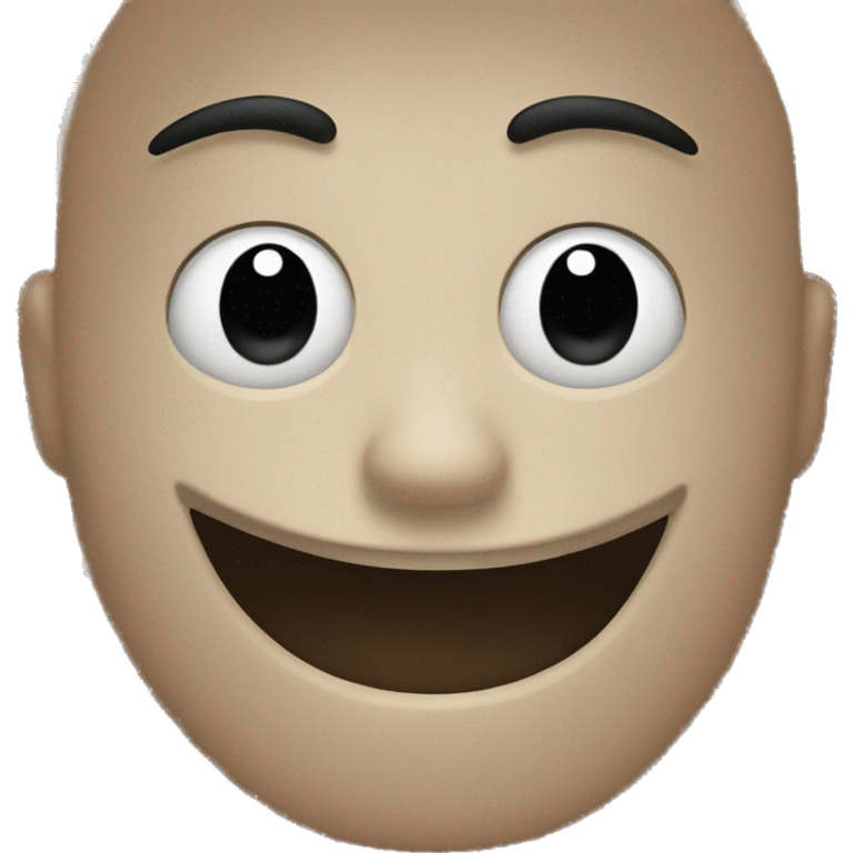 Make a emoji smile but Depth inside is sad emoji