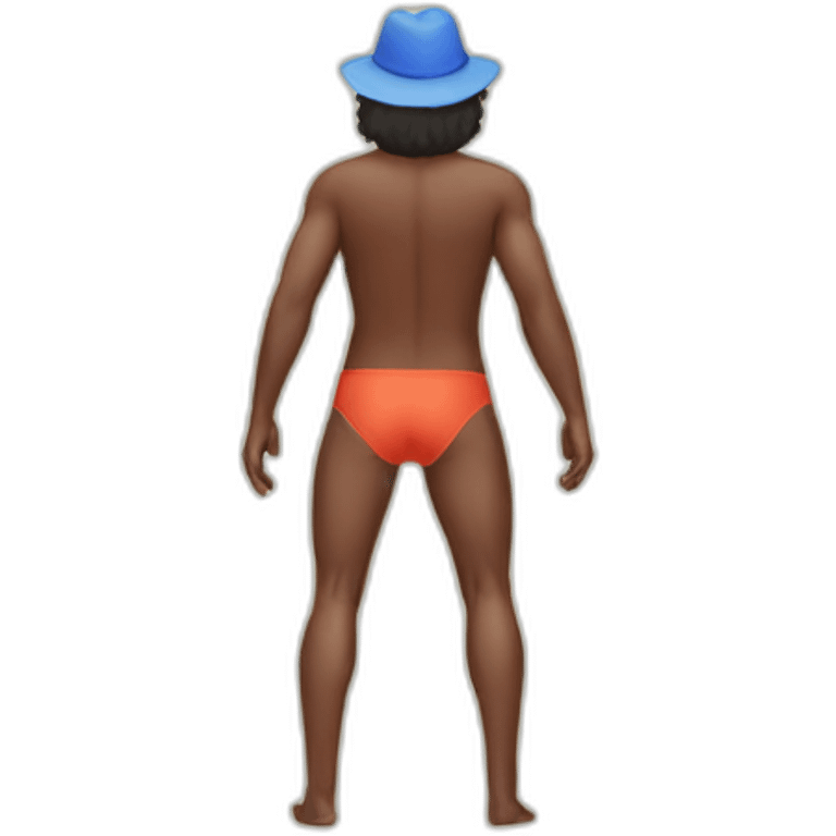 Papa lazarou swimsuit from behind emoji