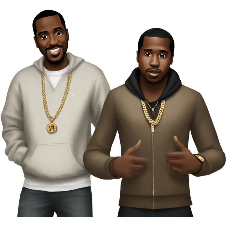 P diddy rapper, and meek mill rapper emoji