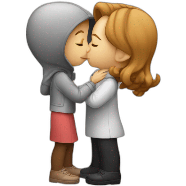 Miriam bregman kissing milei emoji