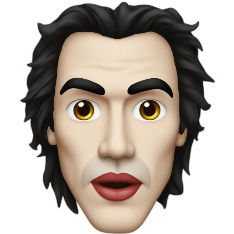 paul stanley in kiss makeup emoji