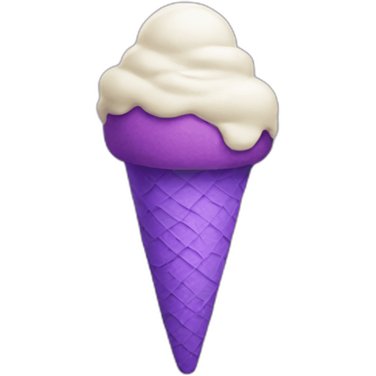 purple icecream emoji