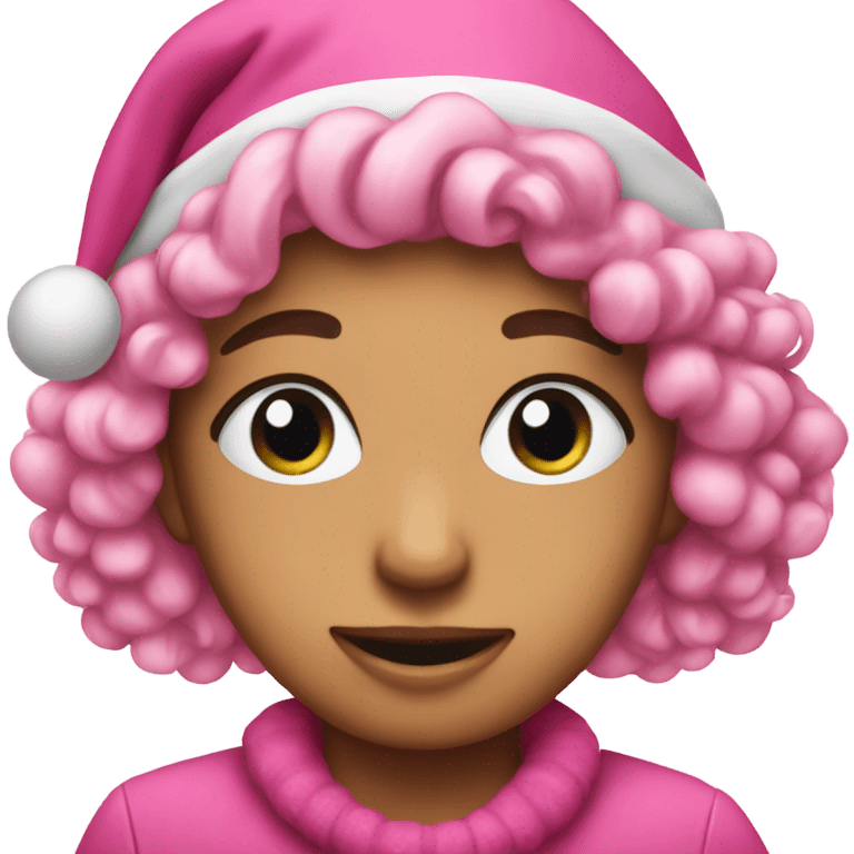 Pink Christmas  emoji