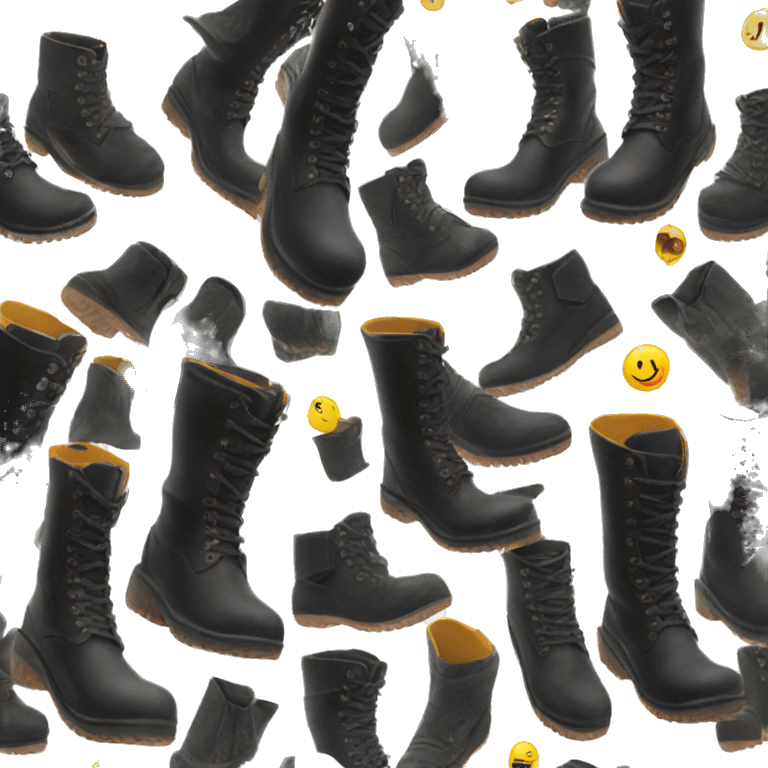 Black boots emoji