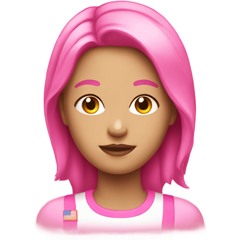 USA pink emoji