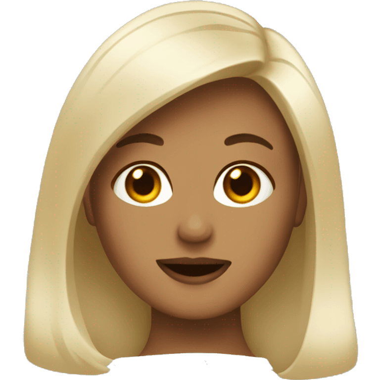 Femme Mi-ange mi-demont emoji