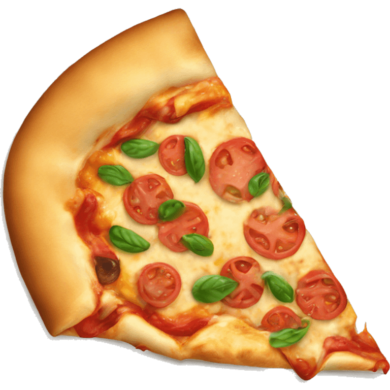 Cut eating pizaa emoji