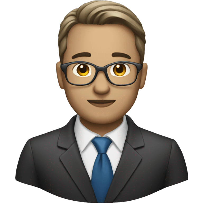 business analyst dark emoji