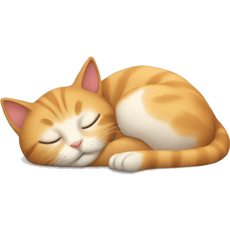 Cat sleeping emoji