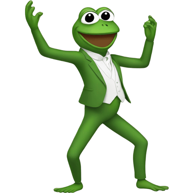 Dancing Pepe the frog emoji