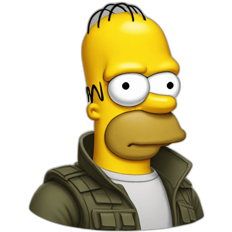 Hommer simpson espion emoji