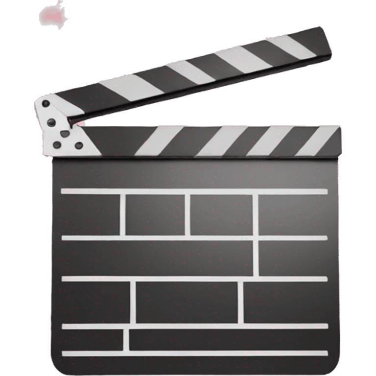 pink clapboard no words emoji