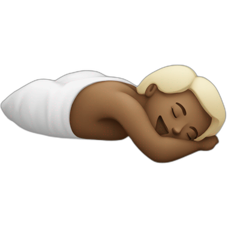 a sleeping person emoji