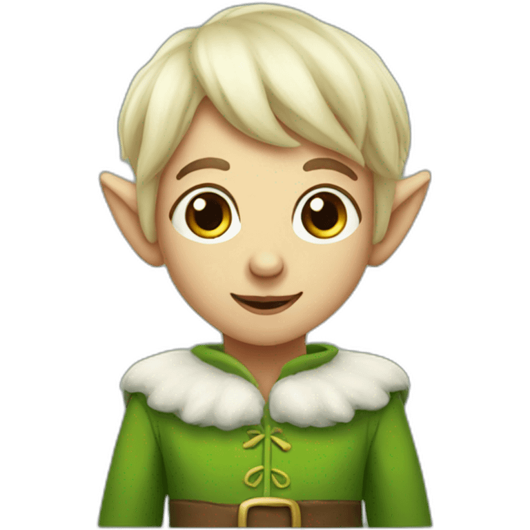 Cute elf emoji