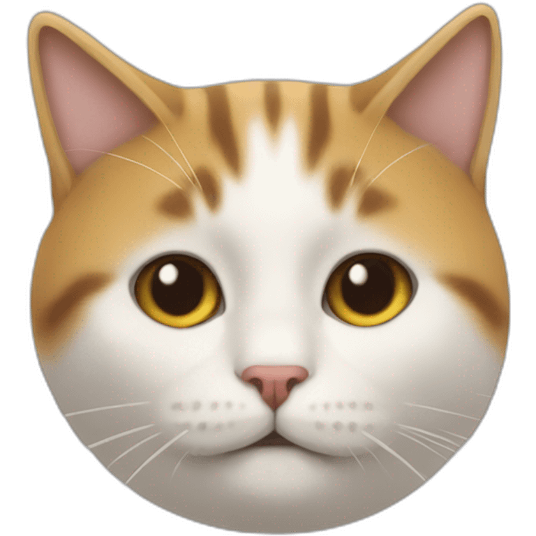 Chat sur un chient emoji