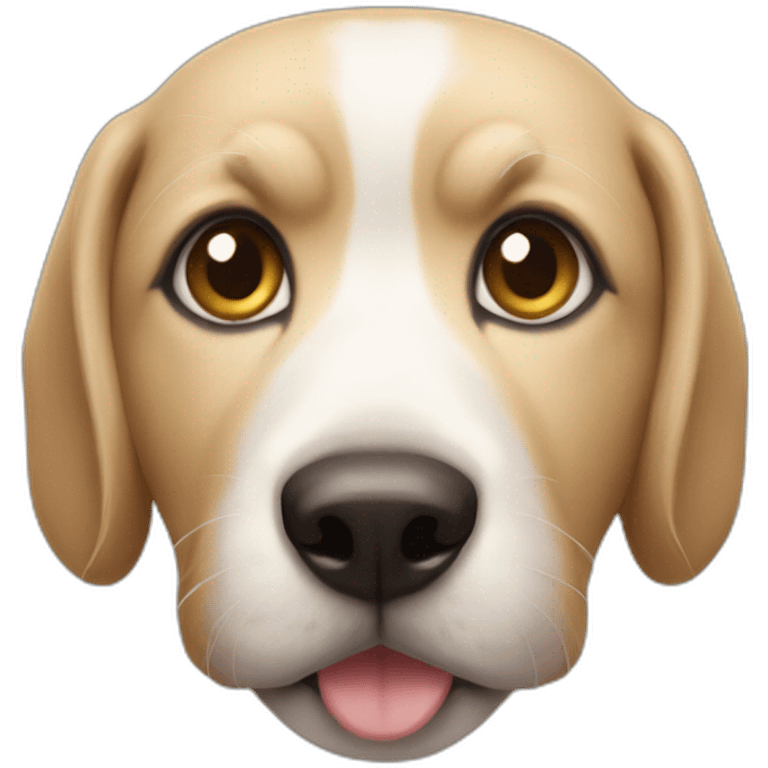 Chien sur chat emoji