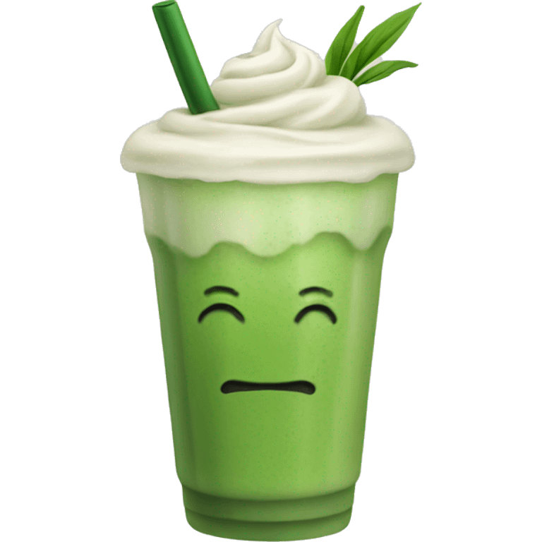 iced matcha latte emoji