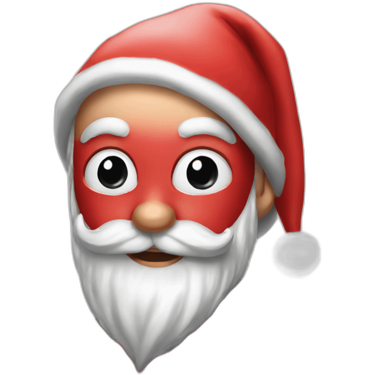 Spiderman santa emoji