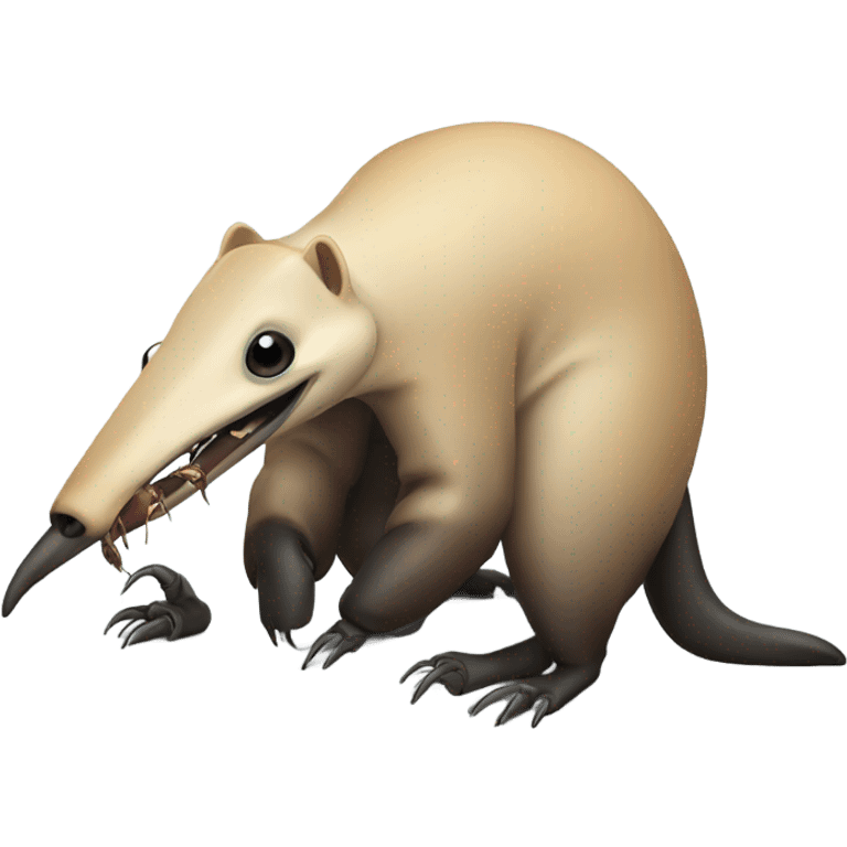 ANTEATER eating ants emoji