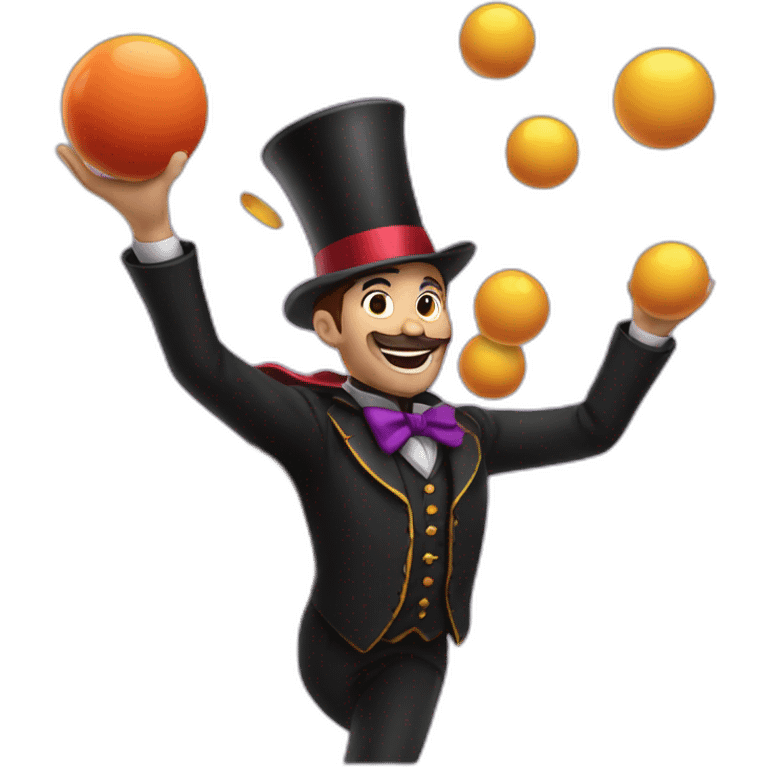 magician juggling emoji